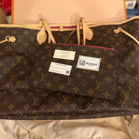 Louis Vuitton Classic Brown Monogram Tote - Picture 1 of 6